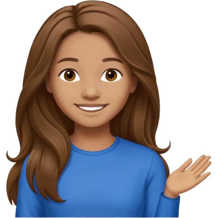 Fab Morvan (b.1966) from Milli Vanilli with long brown hair, blue outfit emoji