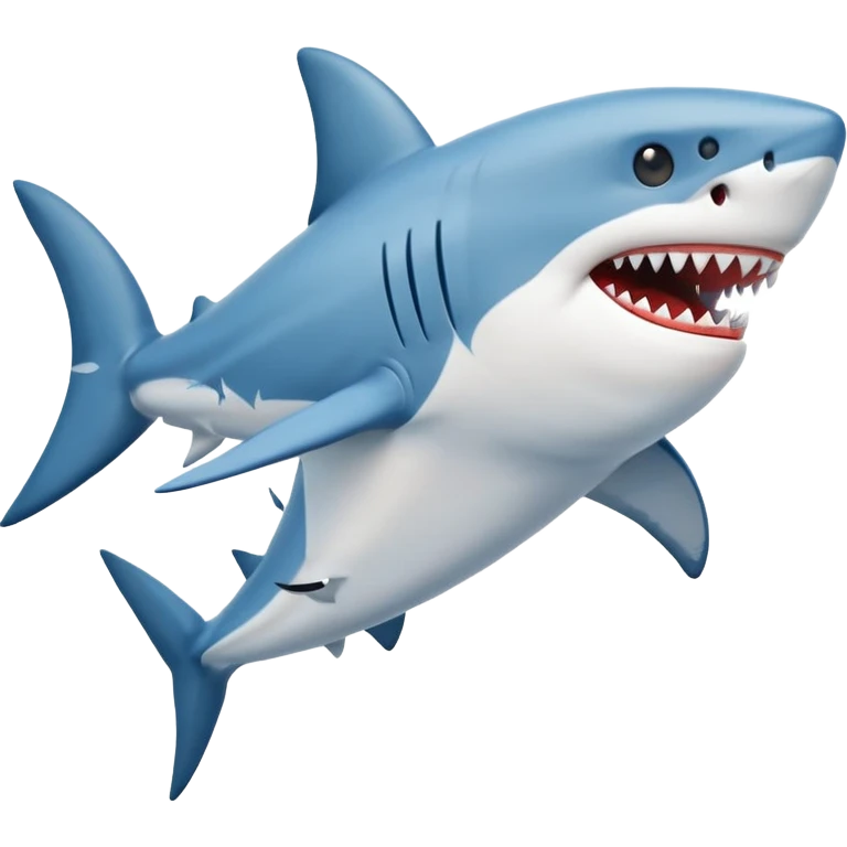 running shoe fitness emoji with shark emoji