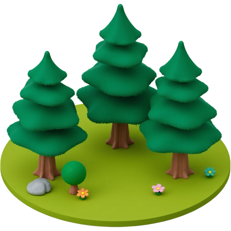 forest trees emoji