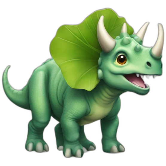 Triceratops emoji