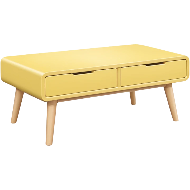 light yellow coffe table
 emoji