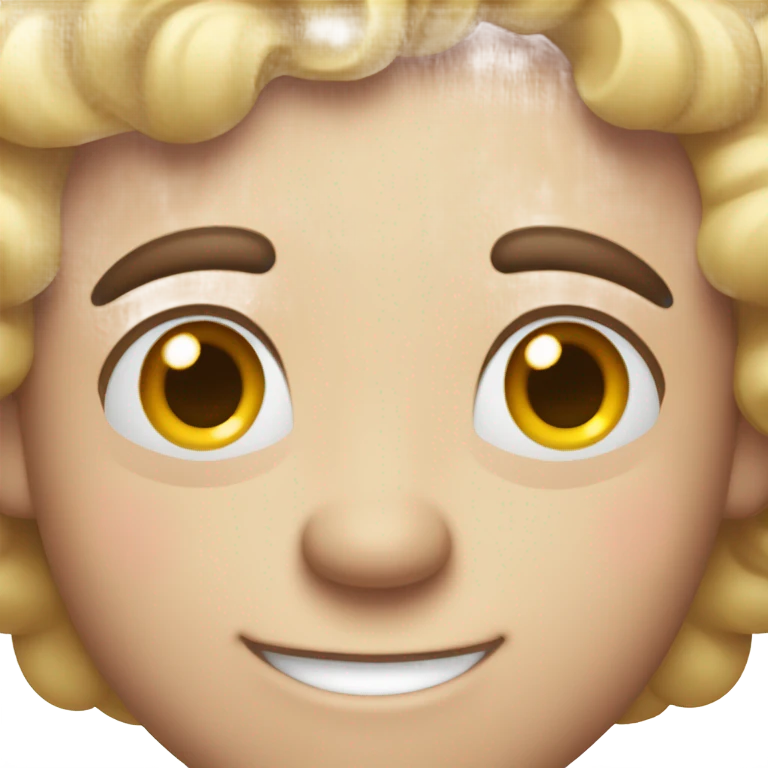 Guy blushing with a stupid grin but the blushing and bashful expression is obvious emoji