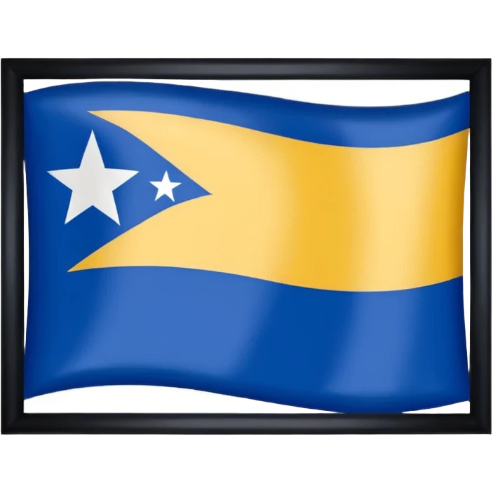 Bandera del estado zulua Venezuela  emoji