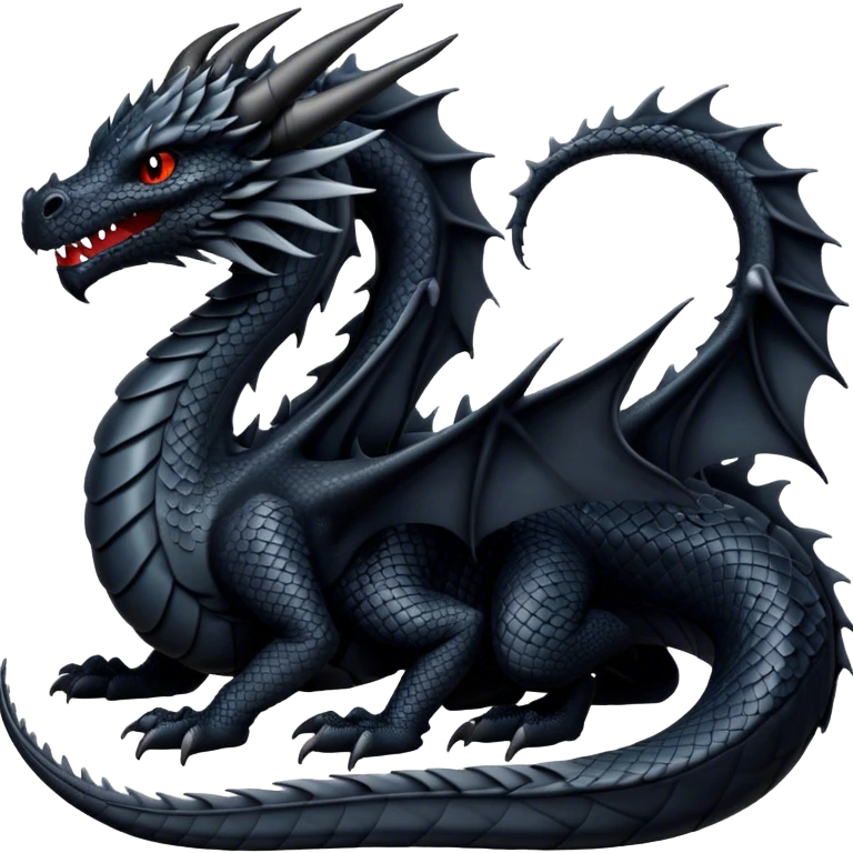 Black dragon emoji
