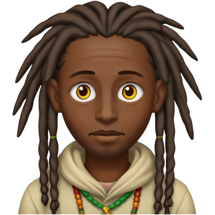ethiopian with dreads  emoji