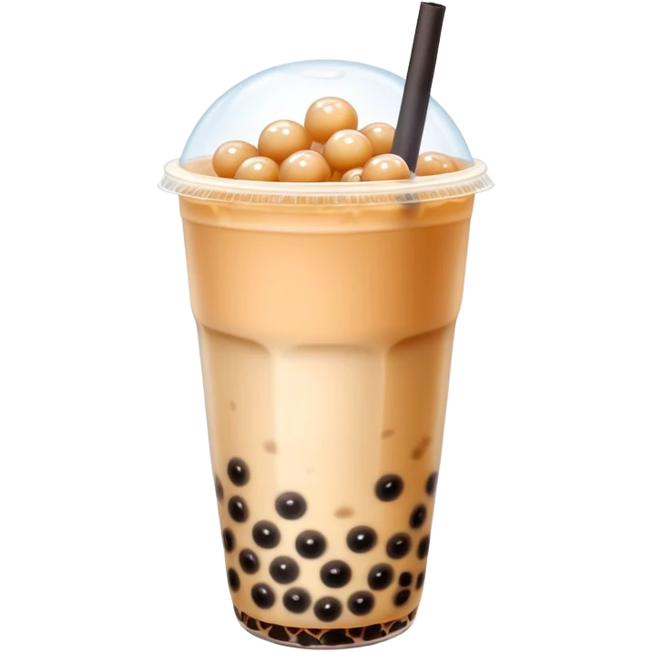 Bubble tea with tapioca pearls emoji