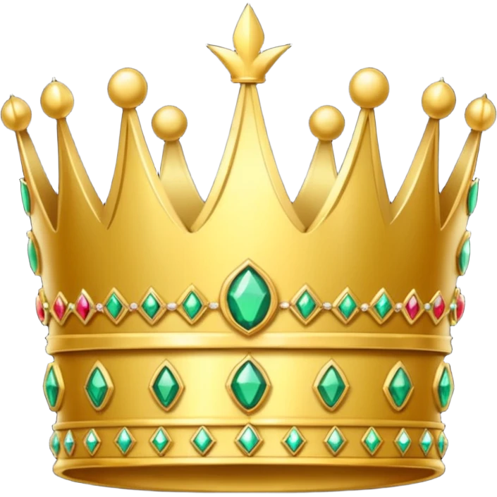 create an icon of an emperor crown with amazing details and looks insane emoji
