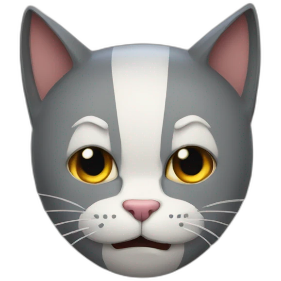 Scary cats see batman emoji