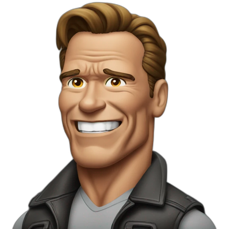 Arnold Schwarzenegger happy emoji