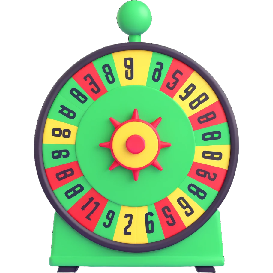 Green Price is Right Game Wheel Spinner emoji