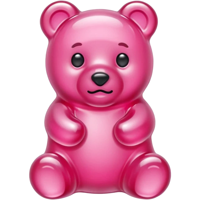 Pink Crystalline Gummybear emoji