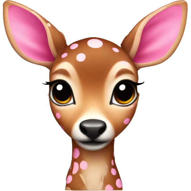 Fawn with pink spots emoji