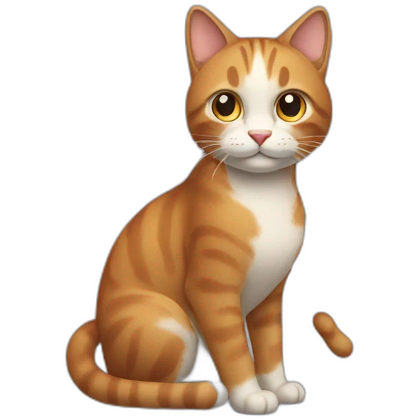 Cat with two tails emoji