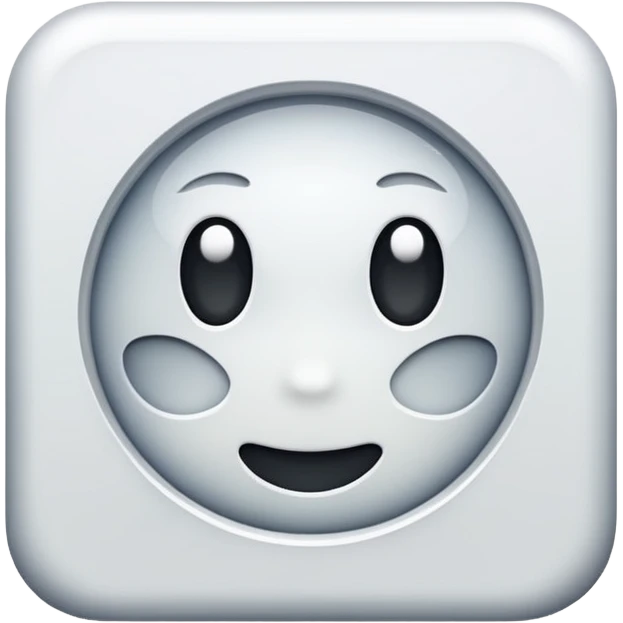 blue backround with a white sqware in the middle emoji