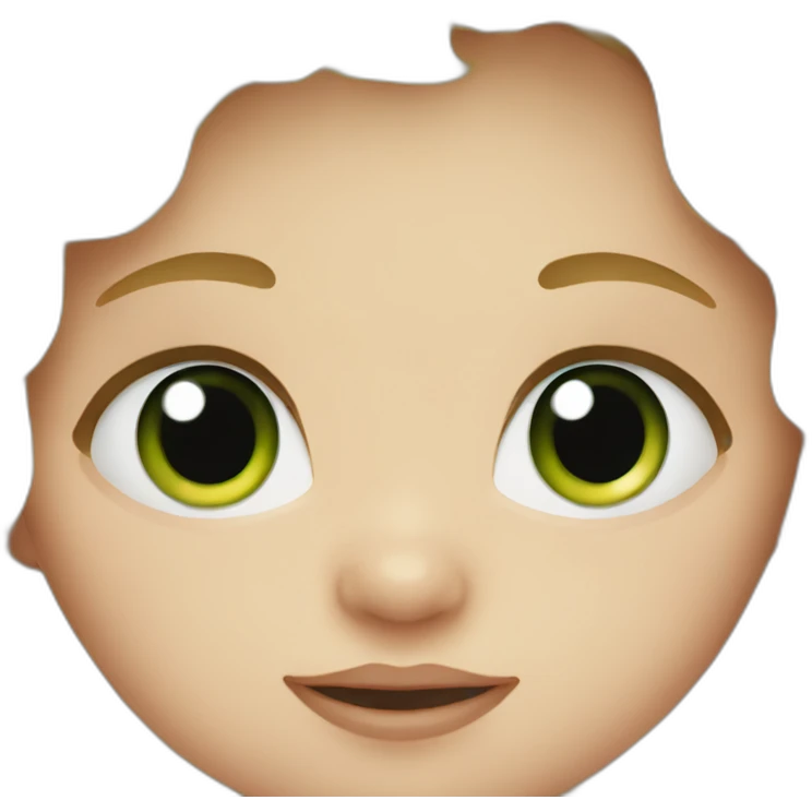 baby with blonde hair and blue-green eyes emoji