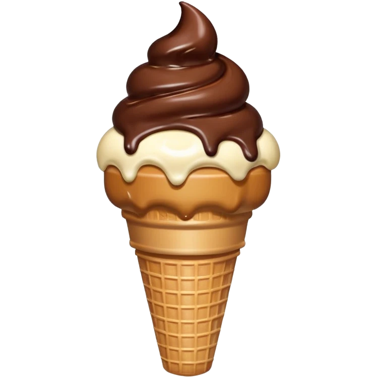 sorvete chocolate emoji