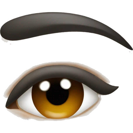 eyebrow materials emoji