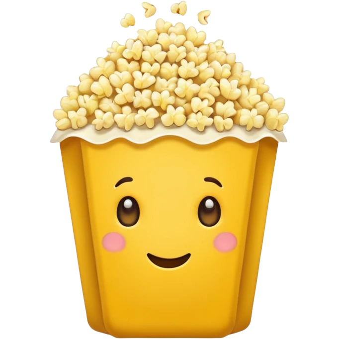 Popcorn with feet  emoji