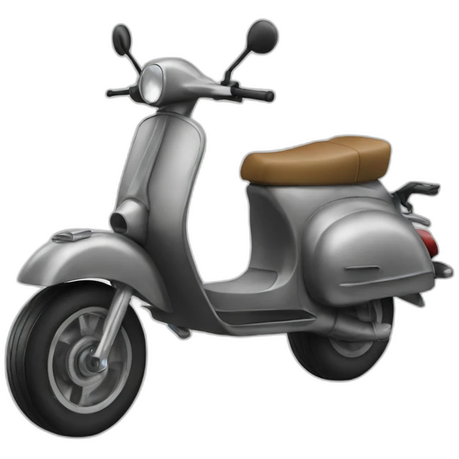 scooter doing a wheely emoji