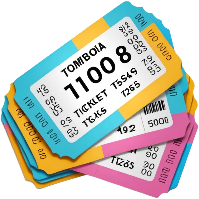 ticket tombola emoji