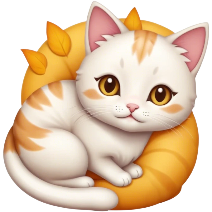 cute cat on top of mercy emoji