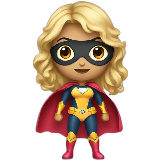 superhero girl emoji