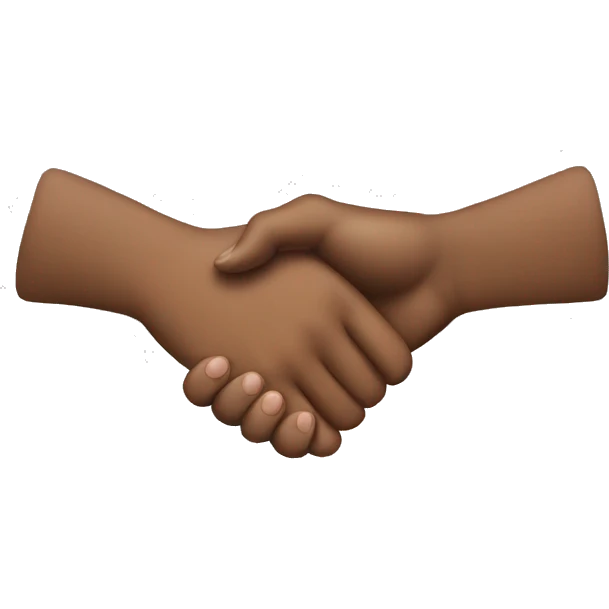 Two hands with pinky’s interocking (pinky promise) emoji