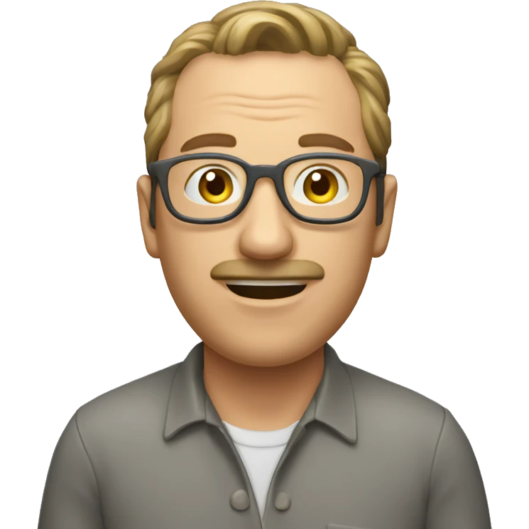 Un homme bourré qui mange des pâtes  emoji