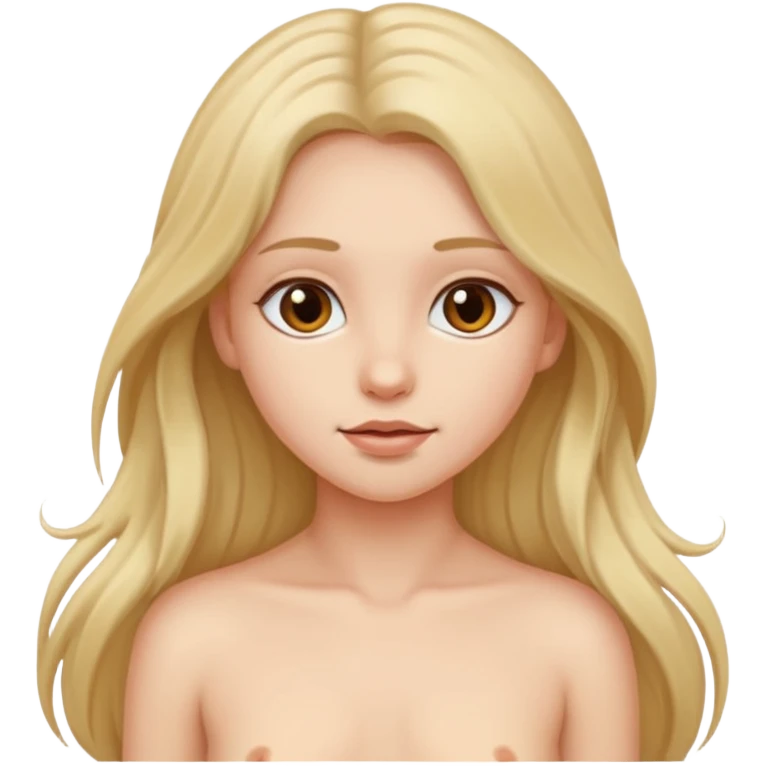 Girl full naked  emoji