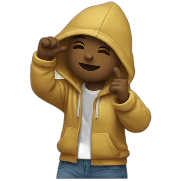 Chat qui dab emoji