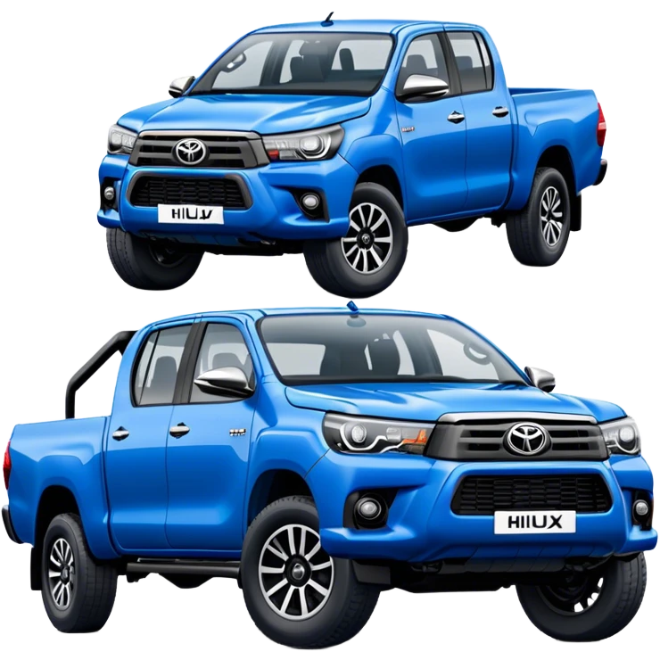 Toyota Hilux - Toyota (Model Year: 2021) (Iconic colour: Blue) emoji