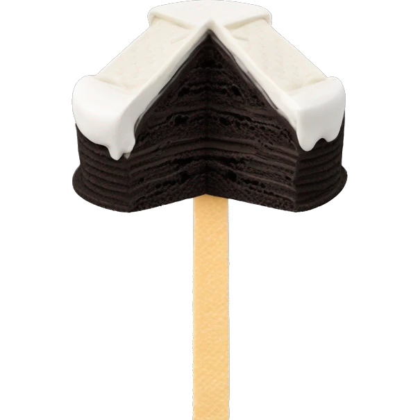 oreo icecream in a black wafer emoji