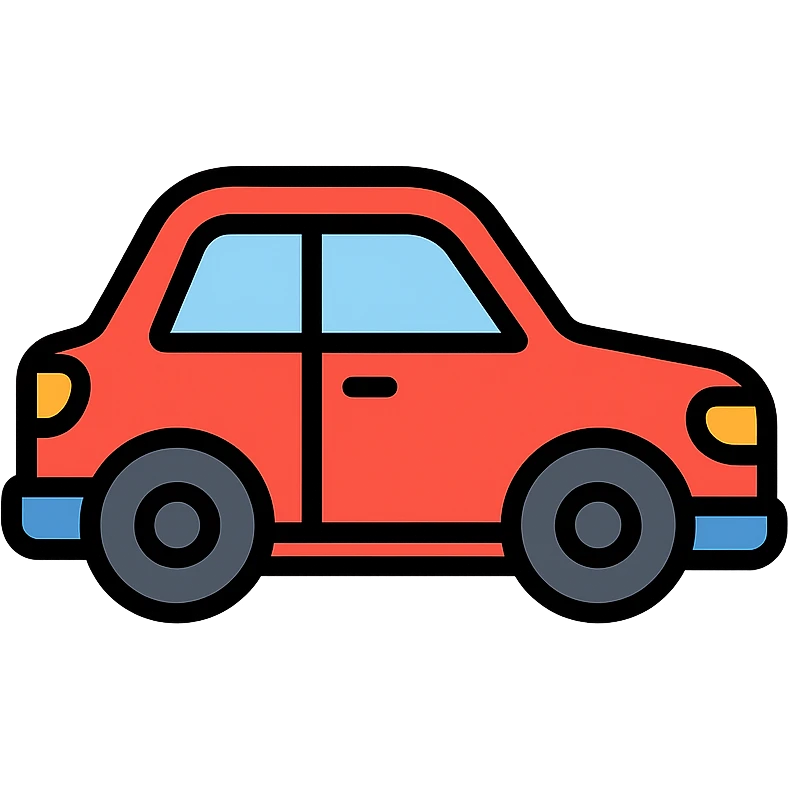 colored car icon emoji