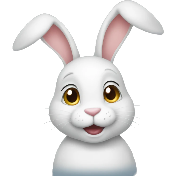 small smile rabbit  emoji