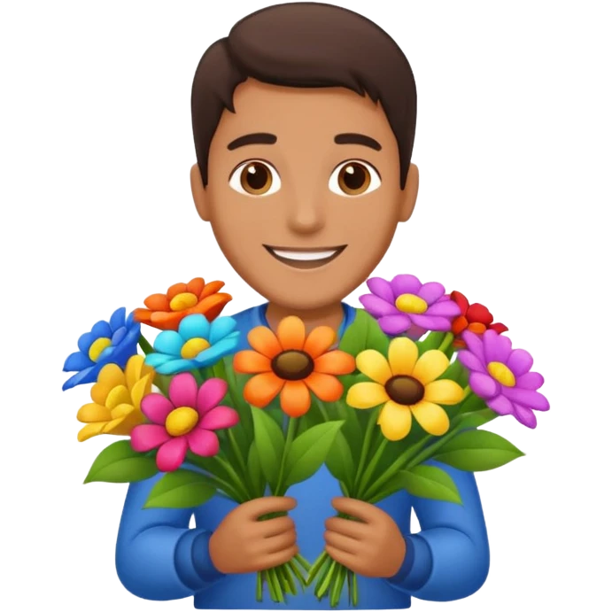 Flower Vendor man emoji