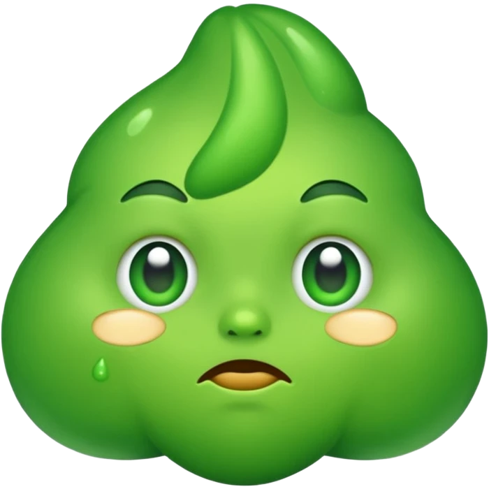 snot without a face emoji