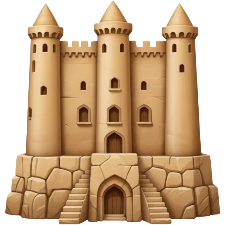 Design me an emoji that looks like Erbil Castle emoji