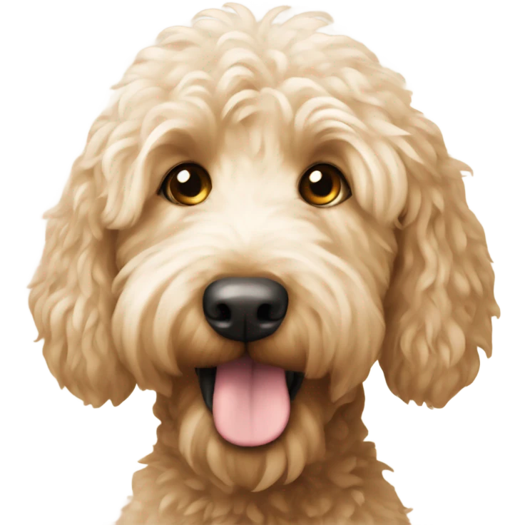 Golden doodle emoji