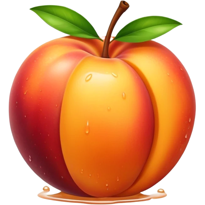 Wet Nectarine emoji