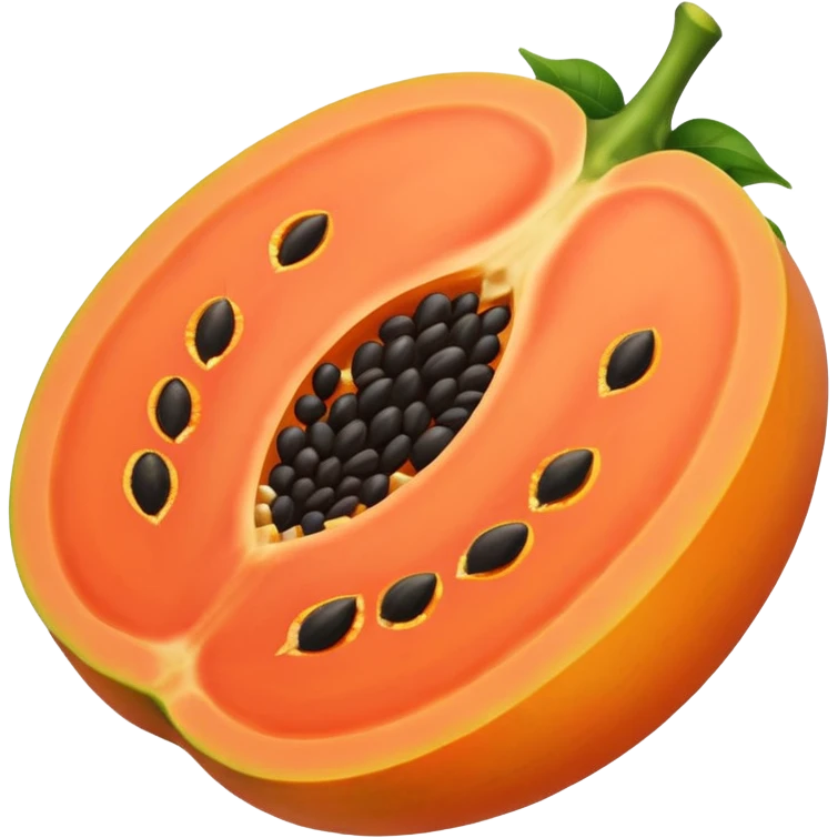 Papaya emoji