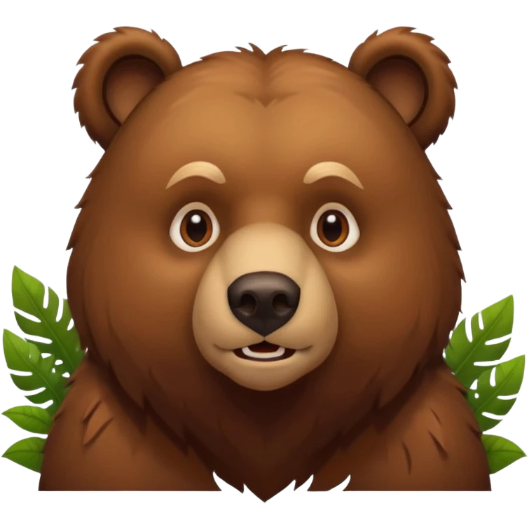 jungle wild bear emoji