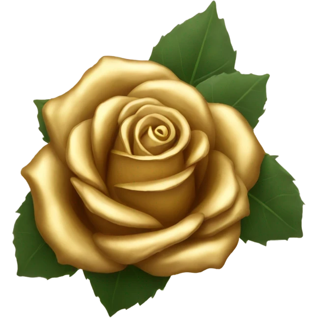 gold rose emoji