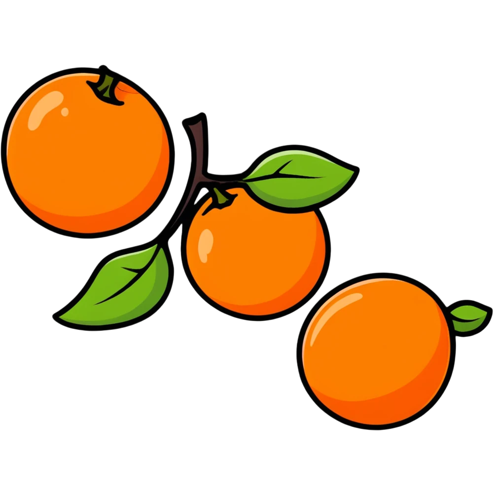 tangerine emoji