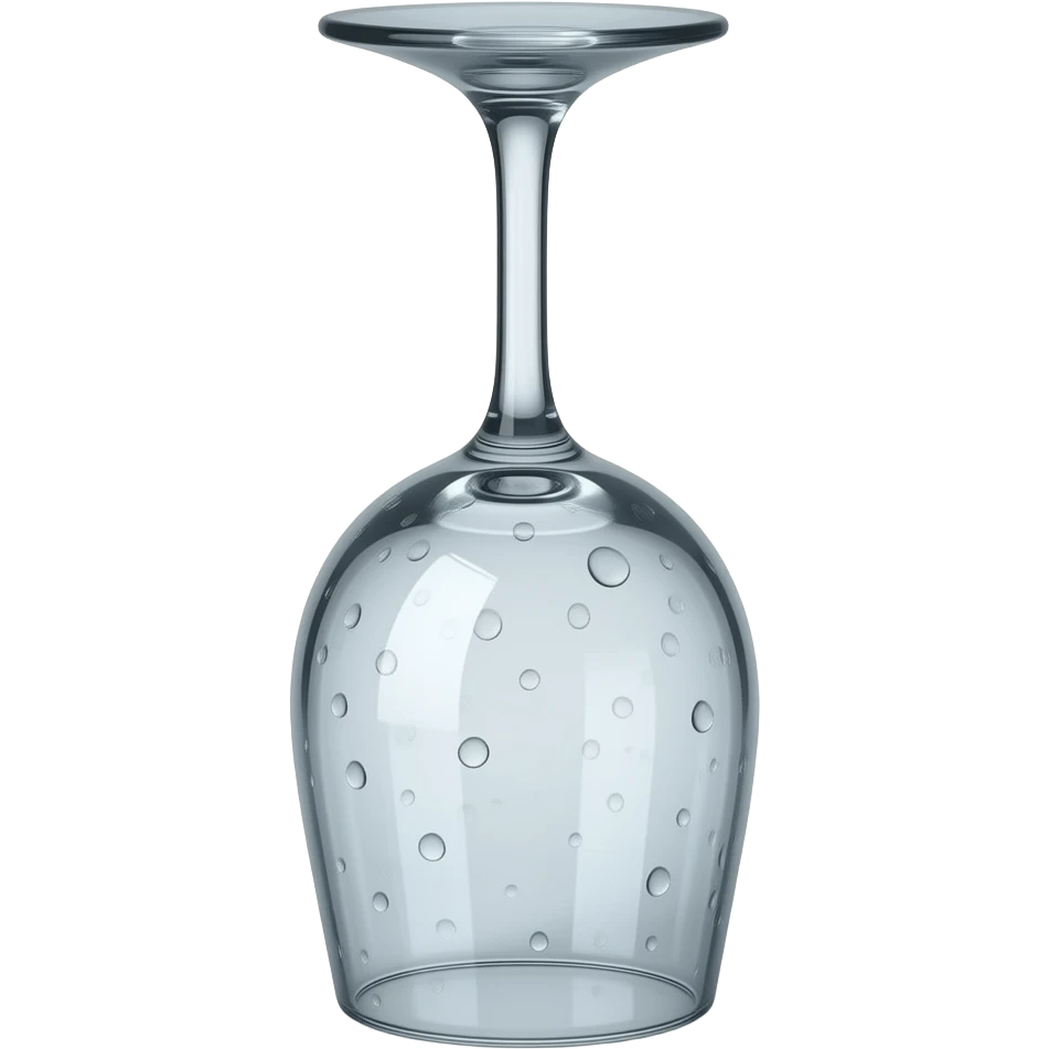 upside down wine glass emoji