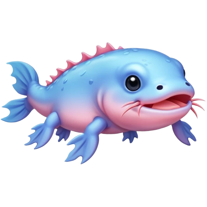 Ajolote azul emoji