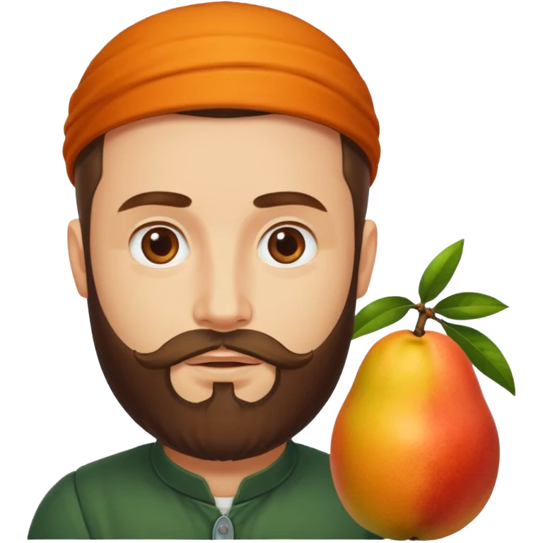 Louis de Nagy-Bocsa barbe, mangue  emoji