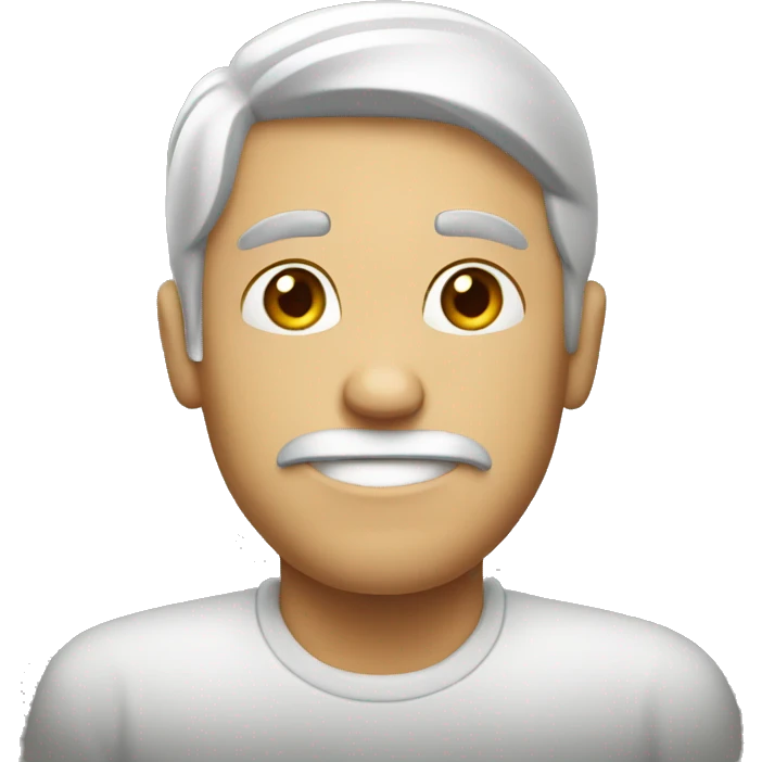 Cartoon fix with a iphone  emoji