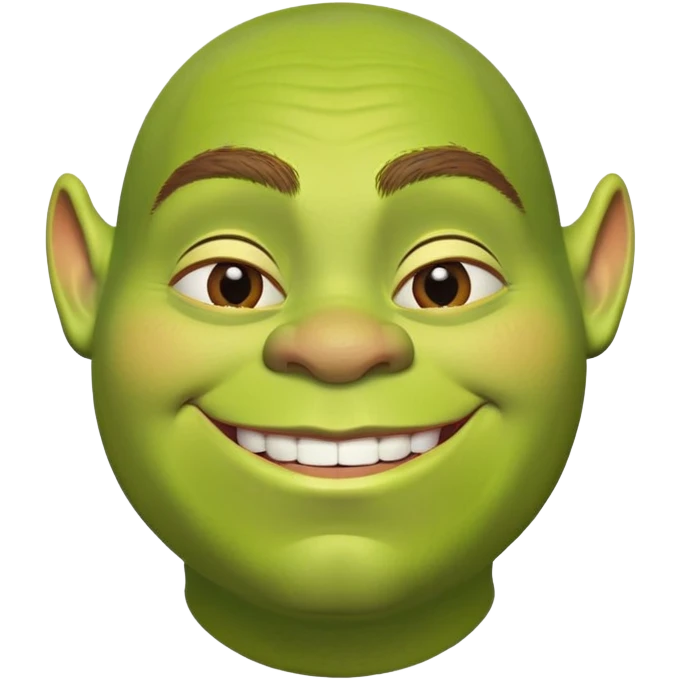 Шрек с сиськами emoji