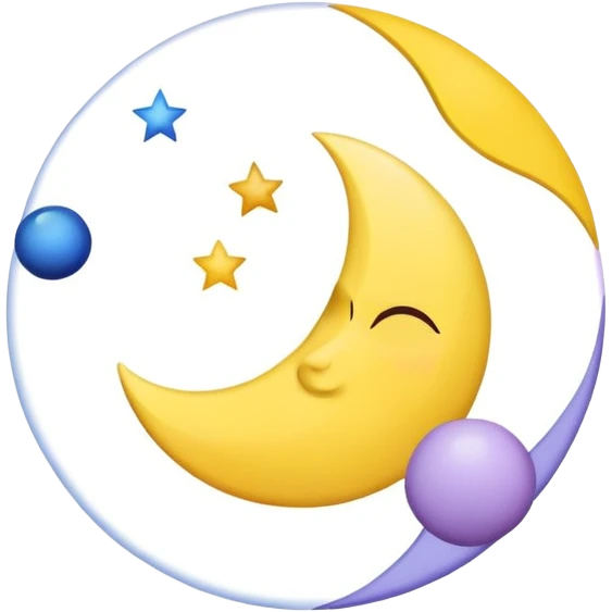 Black, white, Blue,marron,levender,and master yellow colour moon in 🌙 this moon step by step emoji