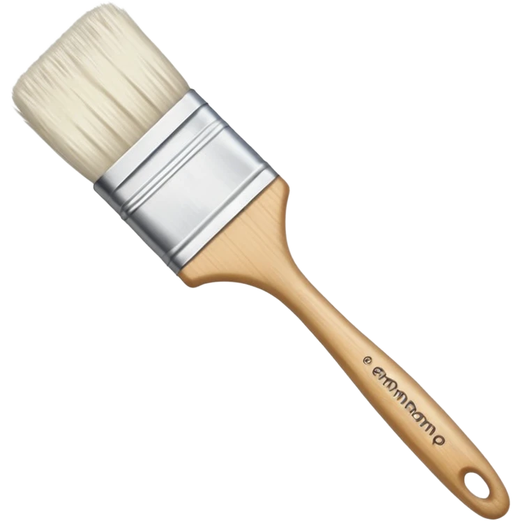 white paintbrush emoji